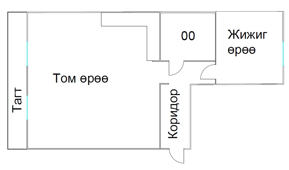2 өрөө байр зарна